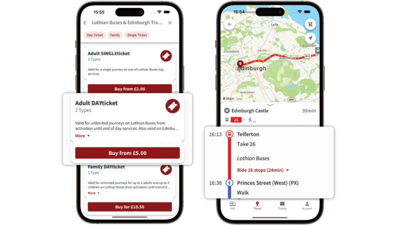 Lothian Buses Ticket and Journey Planning